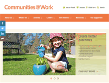 Tablet Screenshot of commsatwork.org